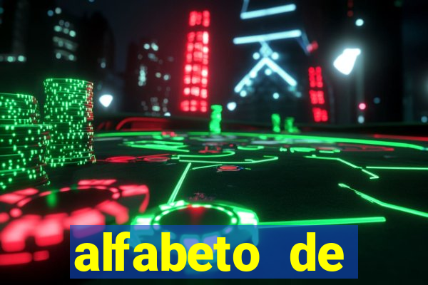 alfabeto de caligrafia bonita